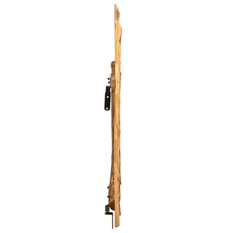 Gebogen hekdeur 100 x 120 cm Ge&iuml;mpregneerd Hazelhout Bruin 4
