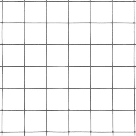 Kippengaas 10x1 m staal met PVC coating grijs 4