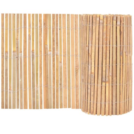 Scherm 1000x50 cm bamboe 2