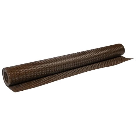 Balkonscherm 400x80 cm poly rattan bruin en zwart 5