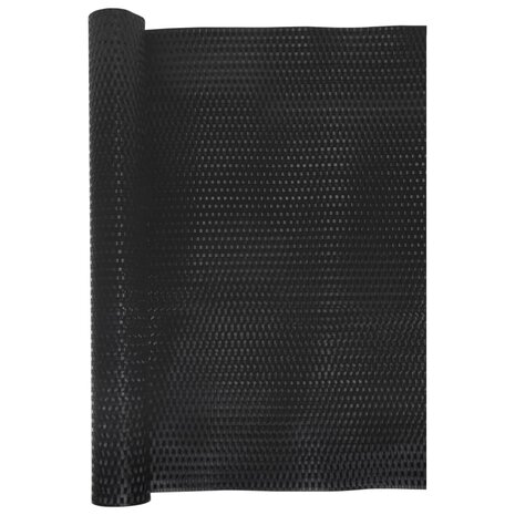 Balkonscherm 300x90 cm poly rattan zwart 3