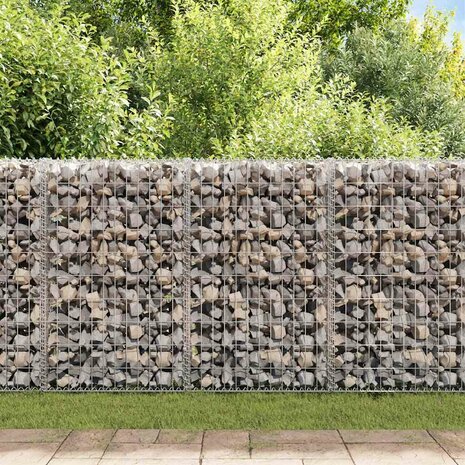 Schanskorf met deksels 100x50x30 cm gegalvaniseerd draad  3