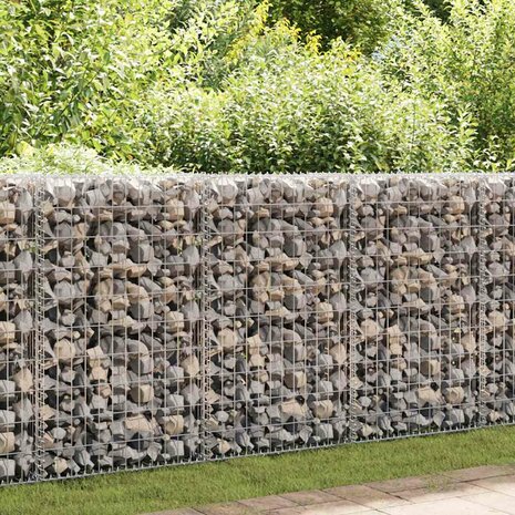 Schanskorf met deksels 100x100x30 cm gegalvaniseerd draad  1