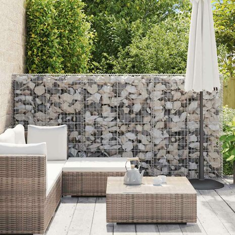Schanskorf met deksels 150x100x30 cm gegalvaniseerd draad  3