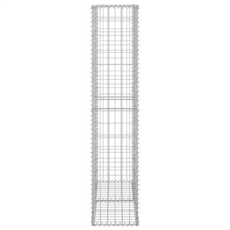 Schanskorf met deksels 150x100x30 cm gegalvaniseerd draad  6