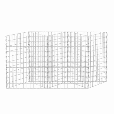 Gabion mand 120x30x100 cm gegalvaniseerd staal 4