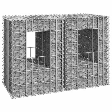 Schanskorfpalen 2 st 40x40x60 cm ijzer 1