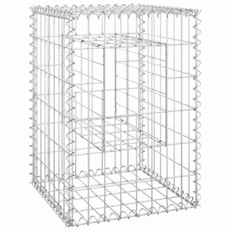 Schanskorfpalen 2 st 40x40x60 cm ijzer 3