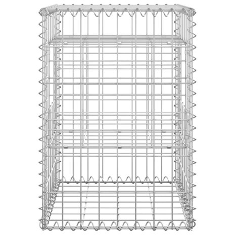 Schanskorfpalen 2 st 40x40x60 cm ijzer 5