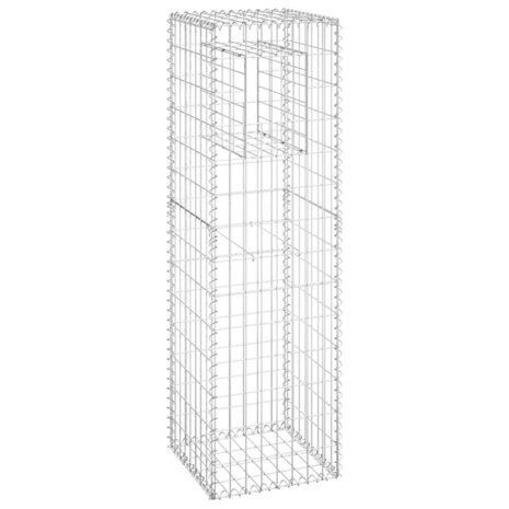 Schanskorfpaal 40x40x140 cm ijzer 2
