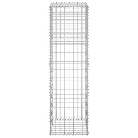 Schanskorfpalen 2 st 40x40x140 cm ijzer 5