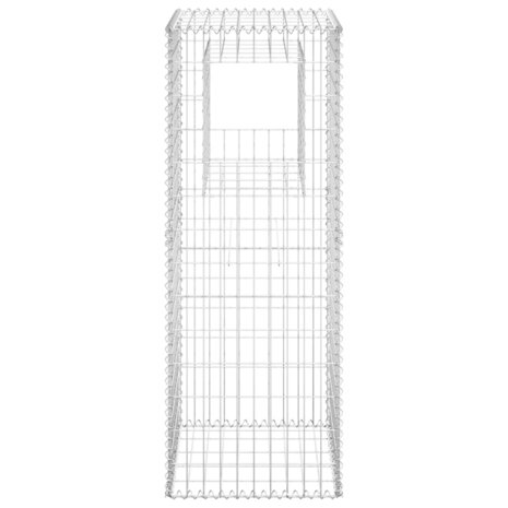 Schanskorfpaal 50x50x140 cm ijzer 3