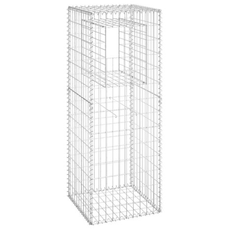 Schanskorfpalen 2 st 50x50x140 cm ijzer 3