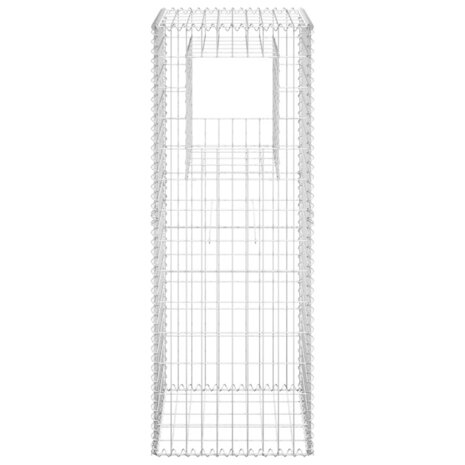 Schanskorfpalen 2 st 50x50x140 cm ijzer 4
