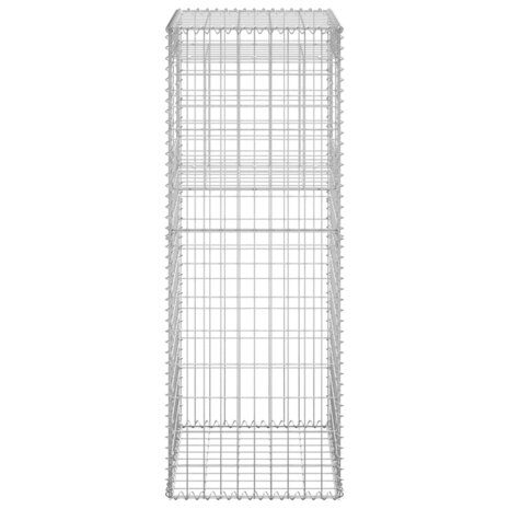 Schanskorfpalen 2 st 50x50x140 cm ijzer 5