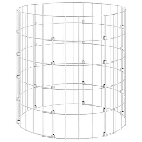 Gabion paal rond &Oslash;50x50 cm gegalvaniseerd staal 2