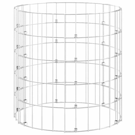 Gabion paal rond &Oslash;50x50 cm gegalvaniseerd staal 3