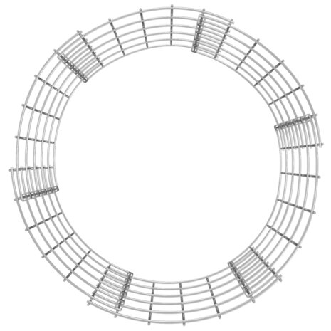 Gabion paal rond &Oslash;50x50 cm gegalvaniseerd staal 4