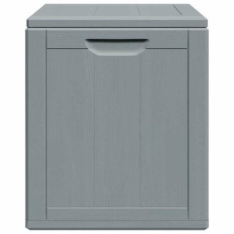 Tuinbox 90 L PP houtlook grijs 5