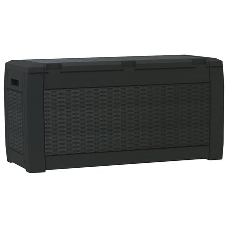Tuinbox 119x48x60 cm polypropeen antracietkleurig 6