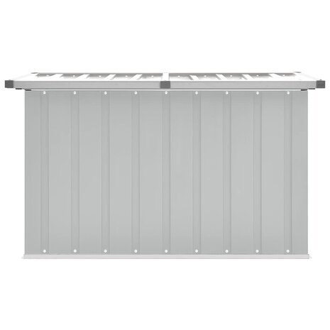 Tuinbox 109x67x65 cm grijs 6
