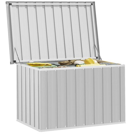Tuinbox 109x67x65 cm grijs 11
