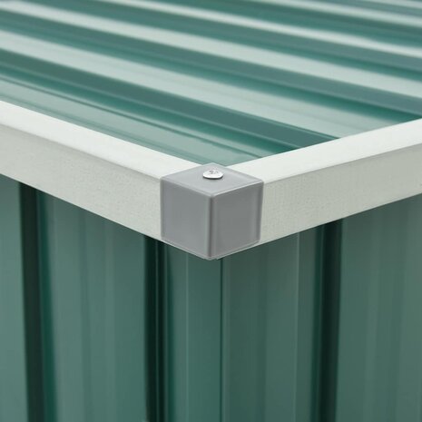 Tuinbox Groen 129x67x65 cm 10