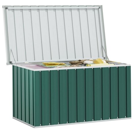 Tuinbox Groen 129x67x65 cm 11