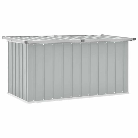 Tuinbox 129x67x65 cm grijs 2