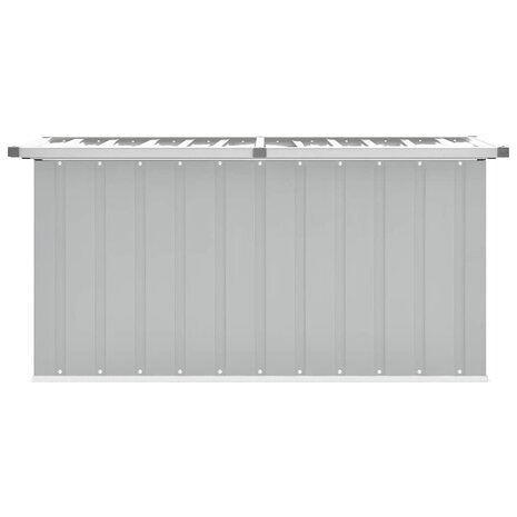 Tuinbox 129x67x65 cm grijs 5