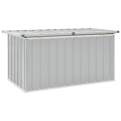 Tuinbox 129x67x65 cm grijs 6