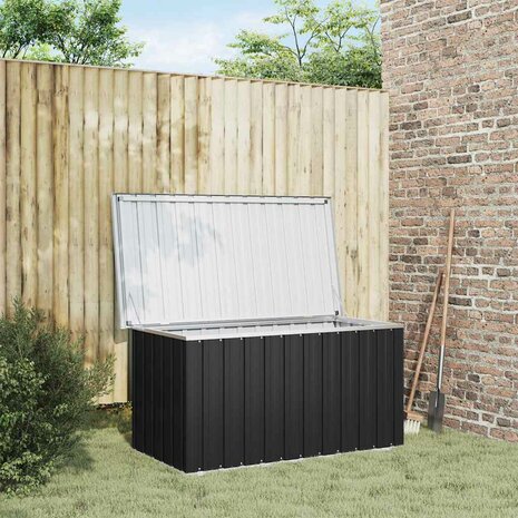 Tuinbox 129x67x65 cm antraciet 1