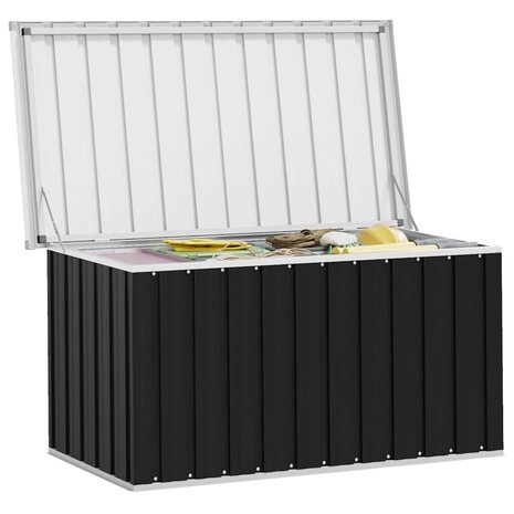 Tuinbox 129x67x65 cm antraciet 4