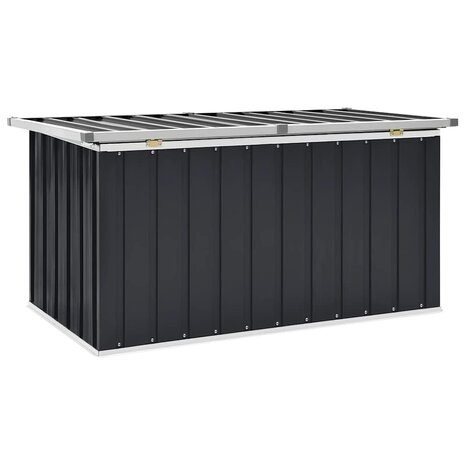 Tuinbox 129x67x65 cm antraciet 7