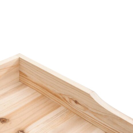 Plantentafel met schap 78x38x82,5 cm massief vurenhout 7
