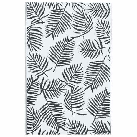 Buitenkleed ARAKIL 160x230 cm PP wit en zwart 2