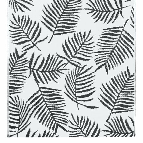Buitenkleed ARAKIL 160x230 cm PP wit en zwart 4