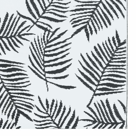 Buitenkleed ARAKIL 160x230 cm PP wit en zwart 5