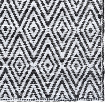 Buitenkleed ARAKIL 160x230 cm PP wit en zwart 5