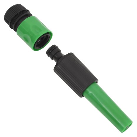 Tuinslang met koppelingsset 0,5'' 10 m PVC groen 10