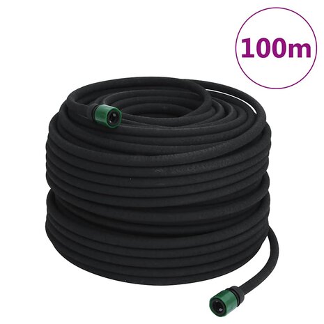 Druppelslang 0,6'' 100 m rubber zwart 1