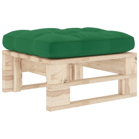 Tuinhocker pallet ge&iuml;mpregneerd grenenhout 2