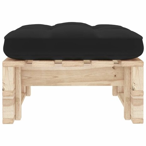 Tuinhocker pallet ge&iuml;mpregneerd grenenhout 4