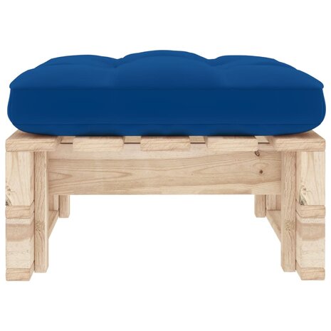 Tuinhocker pallet ge&iuml;mpregneerd grenenhout 4