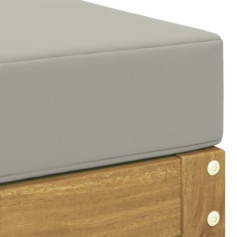 Outdoor Hocker Massief Acaciahout Wit 5