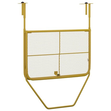 Balkontafel 60x40 cm staal goudkleurig 5
