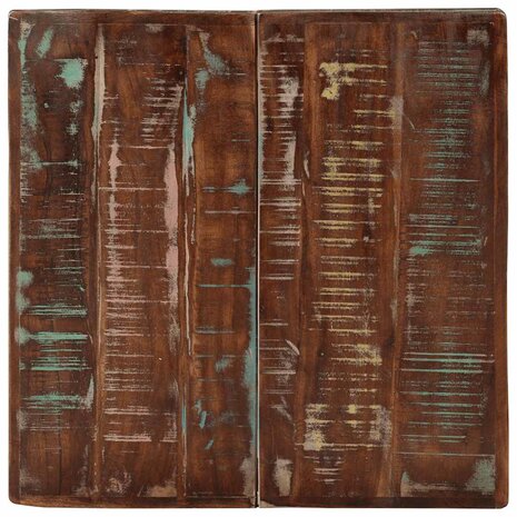 Bistrotafel 60x60x76 cm massief gerecycled hout   5