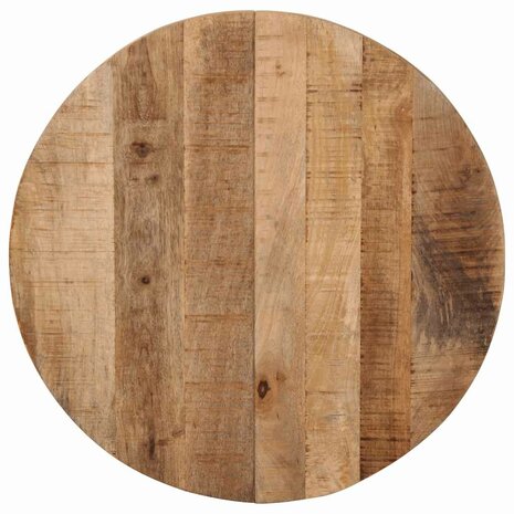 Bistrotafel &Oslash; 60x76 cm ruw mangohout 5