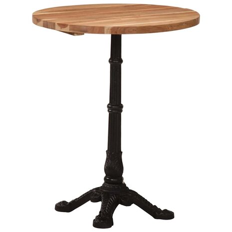 Bistrotafel &Oslash; 60x76 cm massief acaciahout 1