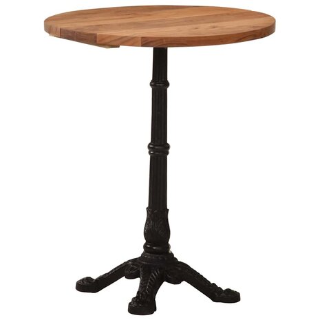Bistrotafel &Oslash; 60x76 cm massief acaciahout 2